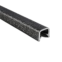 Vista 9 de TRIM-LOK Protector de Borde - Se ajusta a bordes de 3,17 mm, longitud de la patilla 11,24 mm, 76,2 m de longitud - Dedos de agarre dobles - Negro