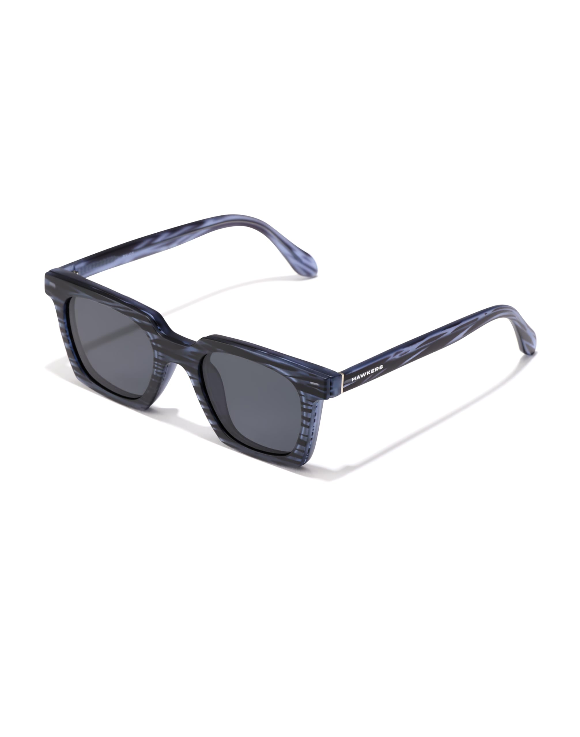 HAWKERS Brille mit Sehstärke für Herren und Damen optional mit Sonnenbrillentönung oder Blaulichtfilter, Quadratisch, gefertigt aus TR90 (inklusive Brillenetui)