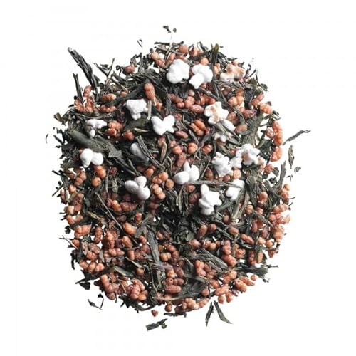 Shuyao Genmaicha - Grüner Tee glutenfrei mit nussiger Popcorn Note - Tee lose mit Koffein nicht aromatisiert - 100% naturreine Premium Qualität - handverarbeitet made in Germany (250g refill Tüte) Cover