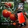 Spider Farmer 2025 Gravity-Fed Self-Watering System No Power Needed, 4-Pack Auto Watering System with 13 Gallon Reservoir for Indoor Plants with Phone Microscope Lens, 200X Magnification Portab