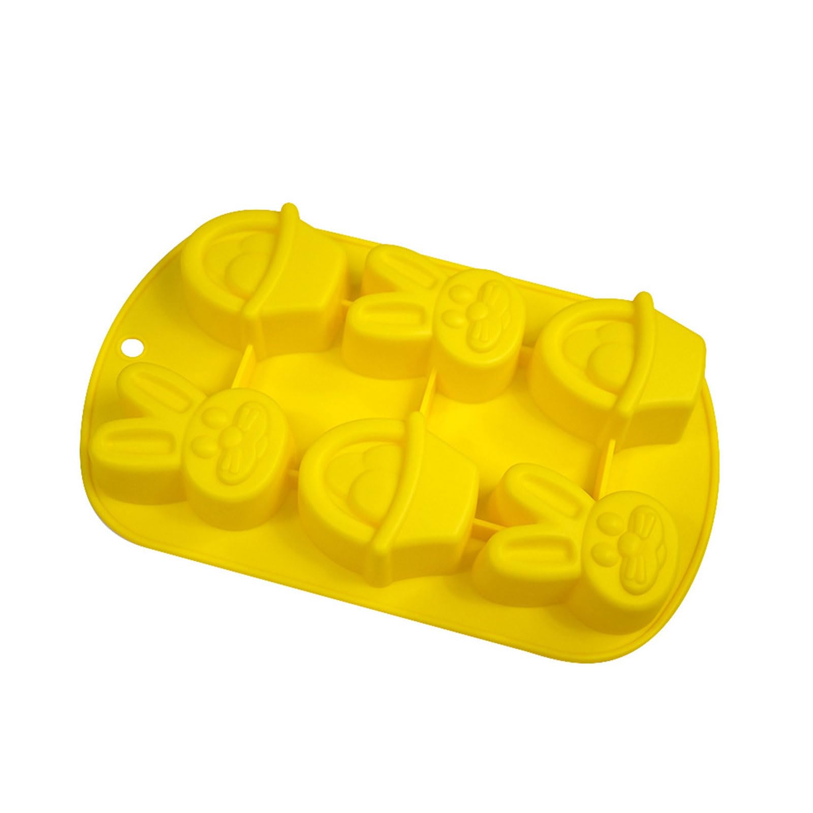 Qusinfc Creative Rabbits Carrot/Eggs Designs Cake Baking Molds Safe for Oven Dishwasher and Freezers Kitchen Bakeware Lagomorph Carrot/Eggs Fabric Cake Cast