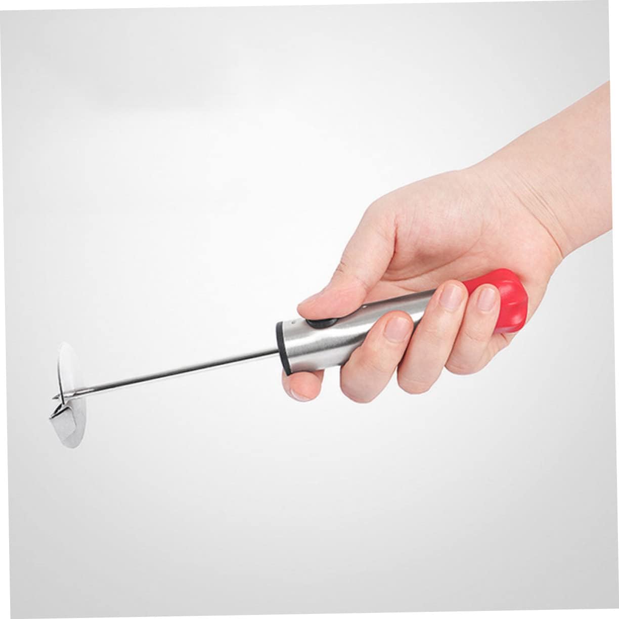 1Set Stainless Steel Vegetable Corer Tool Core Remover for Fruits Vegetables Ergonomic Grip Kitchen Gadget for Easy Removal and Creative Cooking Red
