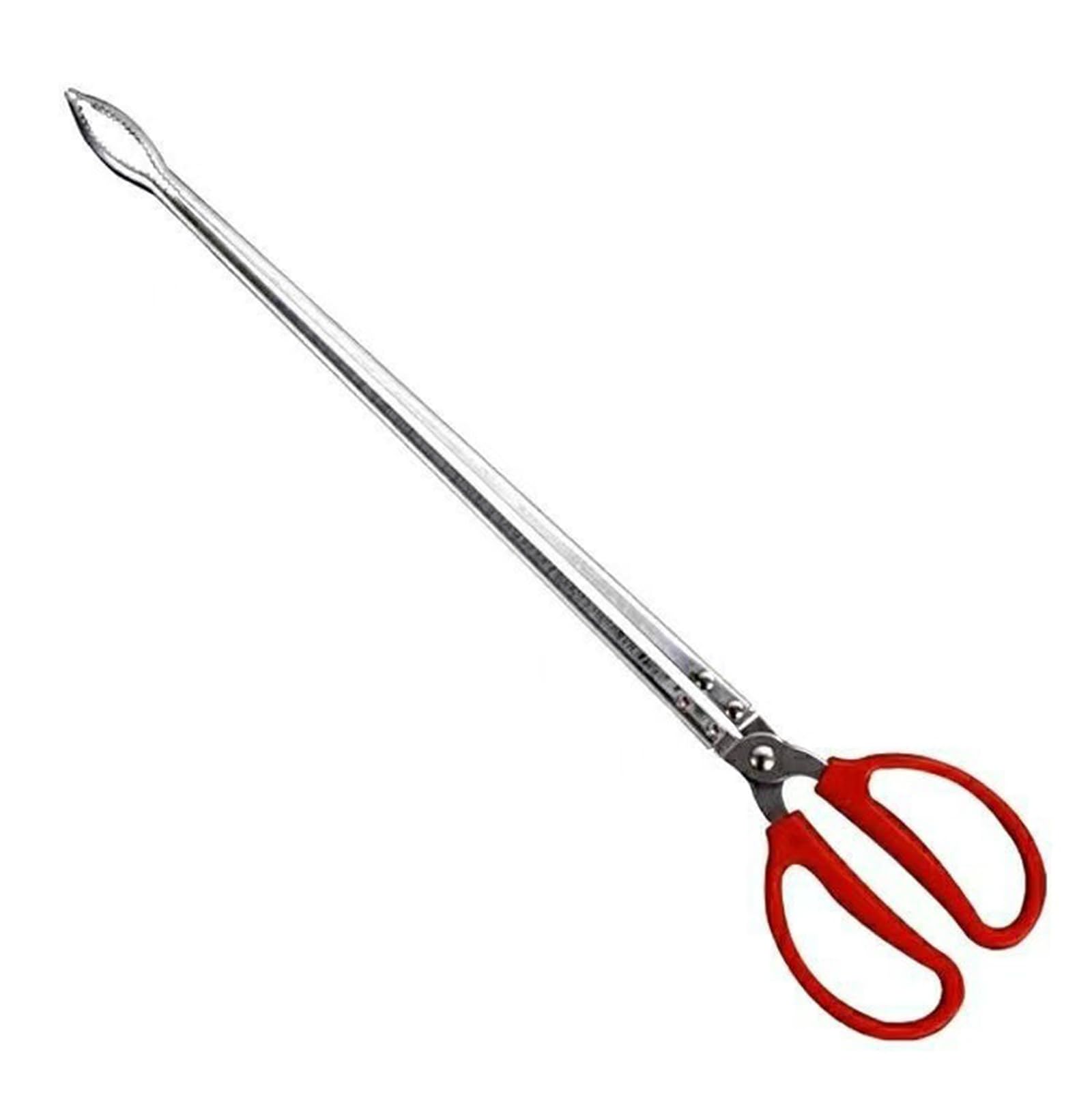 Pinza para Cangrejo de Acero Inoxidable, Pinza Antideslizante para Cangrejo de mar, Pinza para Anguila, Clip para Basura, Herramienta de Captura de Pesca multifunción, 1 Unidad,62cm