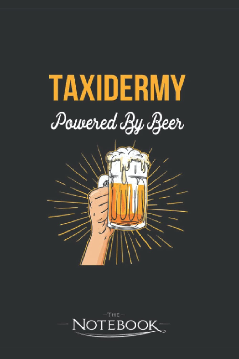 Beer Lover Taxidermy Gift Powered By Beer Notebook: Amazing Notebook GRATITUDE Notebook / Journal Gift, 120 Pages, 6x9 inches