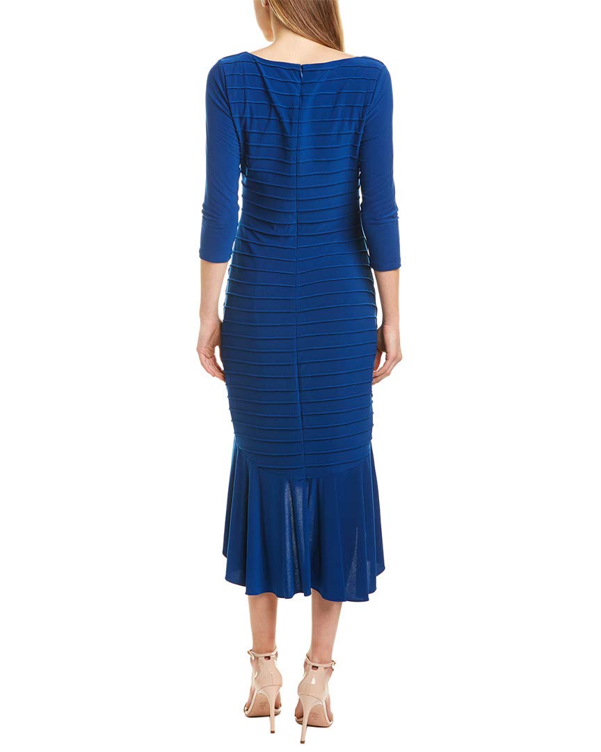 Adrianna Papell Sukienka Kobiety Pintucked Jersey Flounce Dress