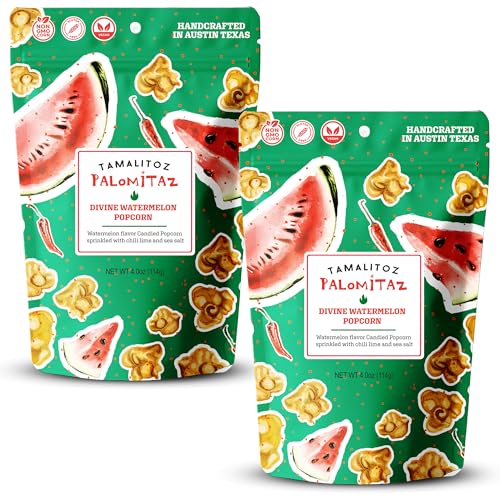 Palomitaz Gourmet Popcorn Divine Watermelon Popcorn Sweet & Spicy Mexican-Style