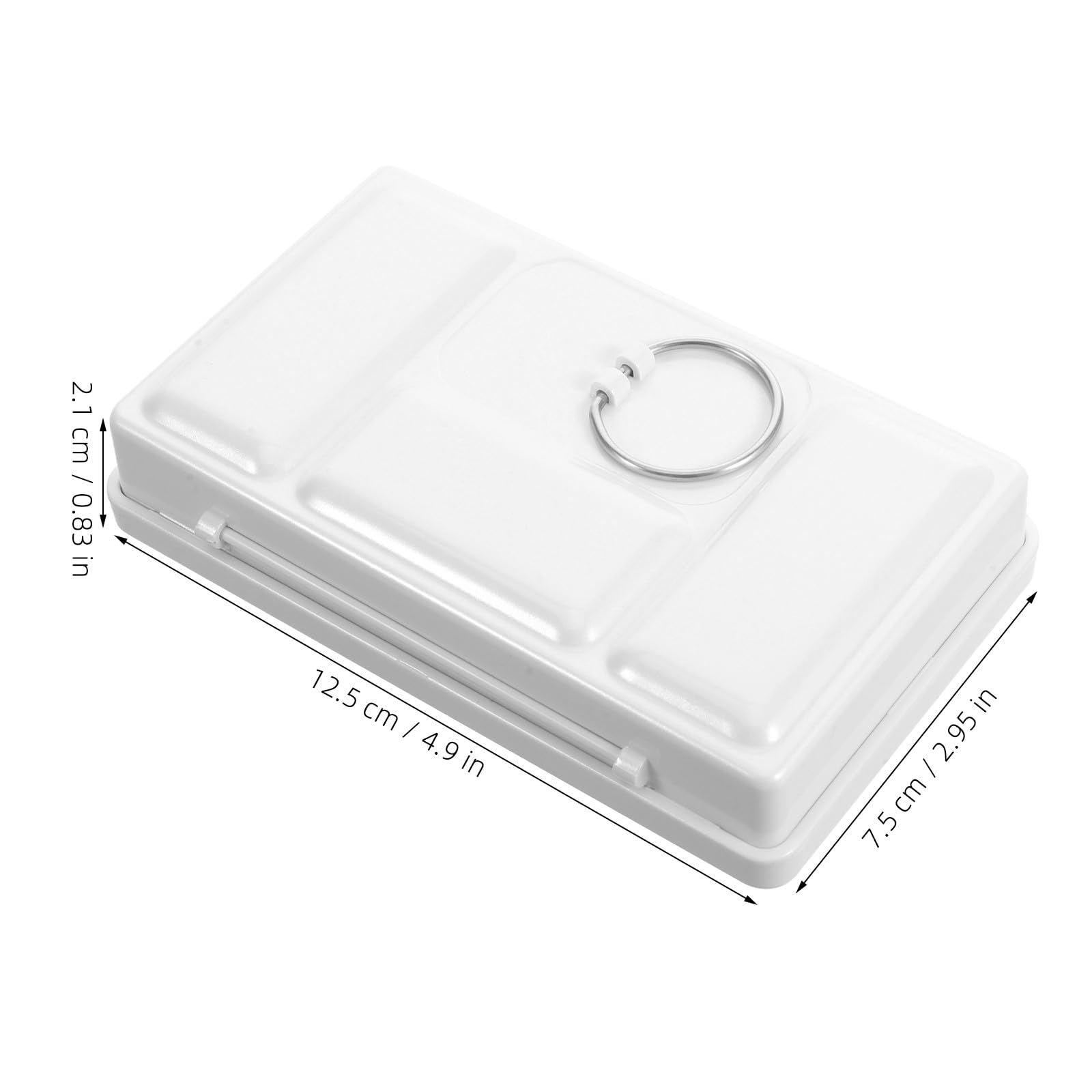 Boîte magnétique pour palettes d'aquarelle, coffret de