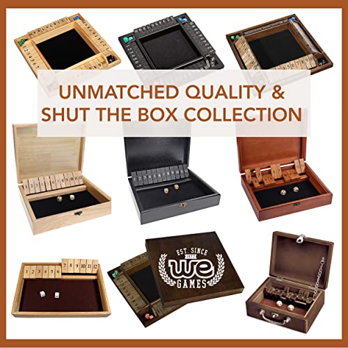 Mini Shut The Box Juego de Madera 5.5 pulgadas miniatura 6