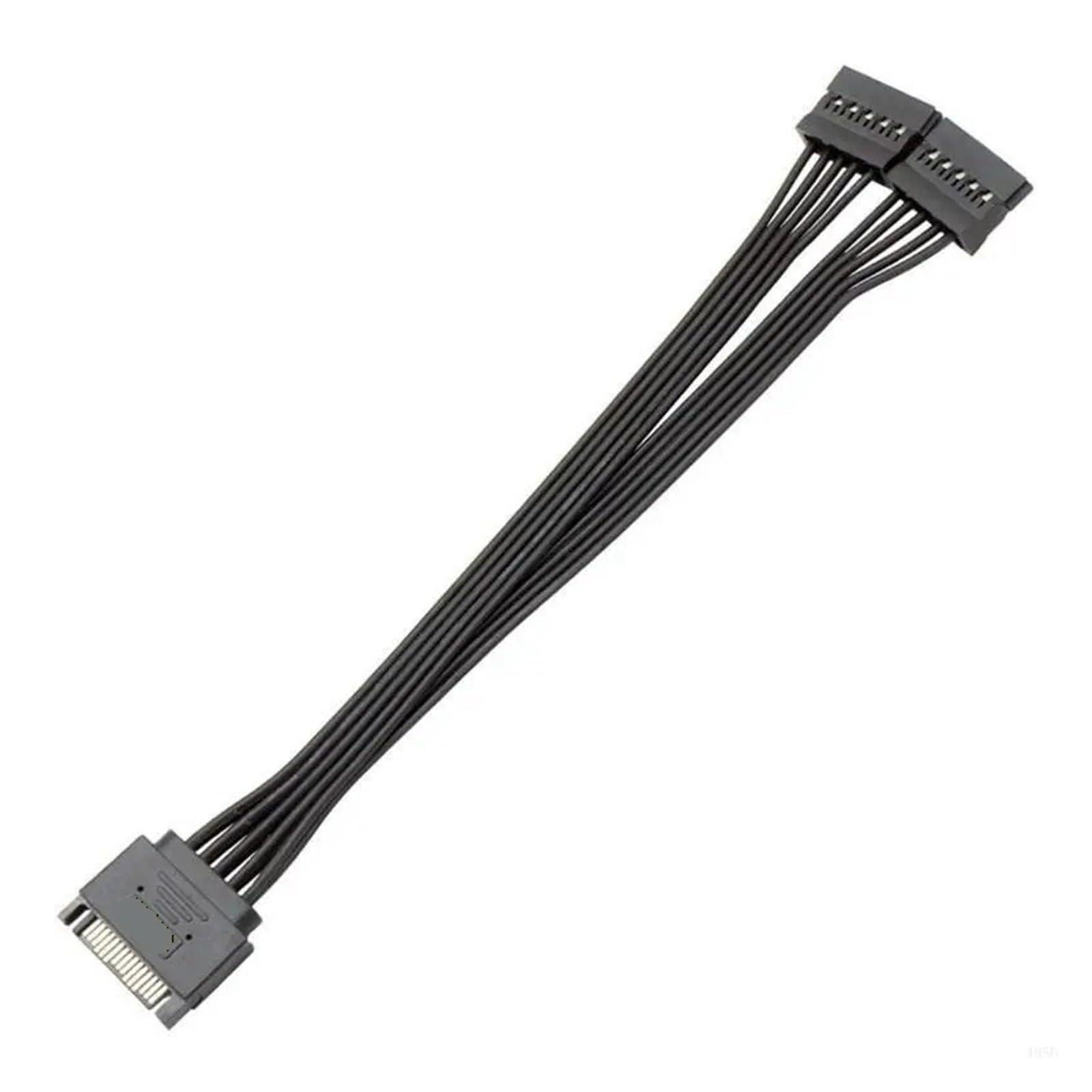 Generico Cavo sdoppiatore a Y da 15 pin SATA maschio a 2 femmine