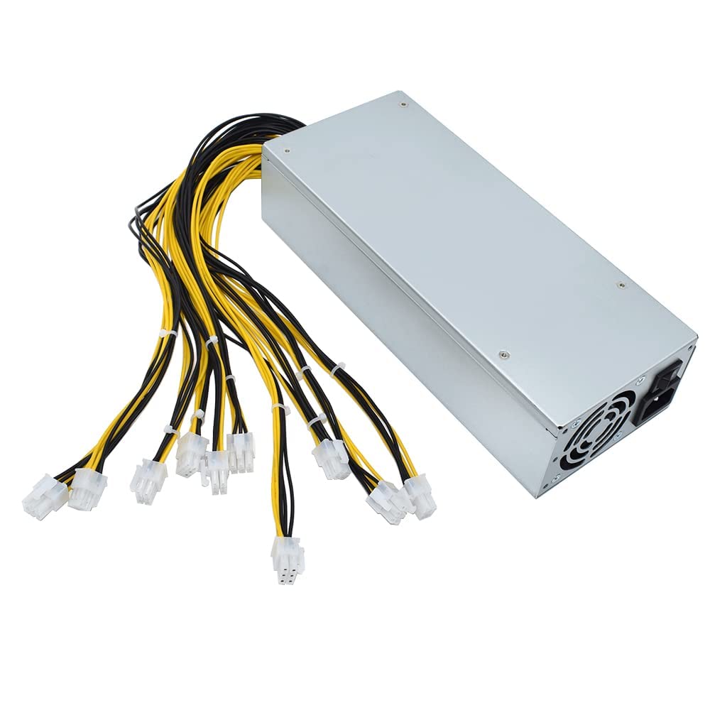 Mining Power Supply 2000W,2U PC Bitcoin Miner PSU Power Supply,110v-220v  with Cooling Fan Mining Machine Supply for Ethereum,ETH,BTC,ETC,S9,Z9,D9,T9  : Buy Online at Best Price in KSA - Souq is now Amazon.sa: Electronics