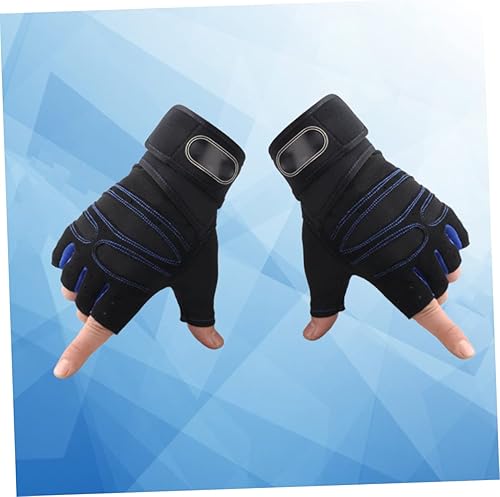 Miniatura 9 de BESPORTBLE 3 Pairs Biking Gloves for Men Cycling Gloves for Men Gym Gloves Bicycle Gloves Guantes De Gym para Hombres Fingerless Riding Gloves