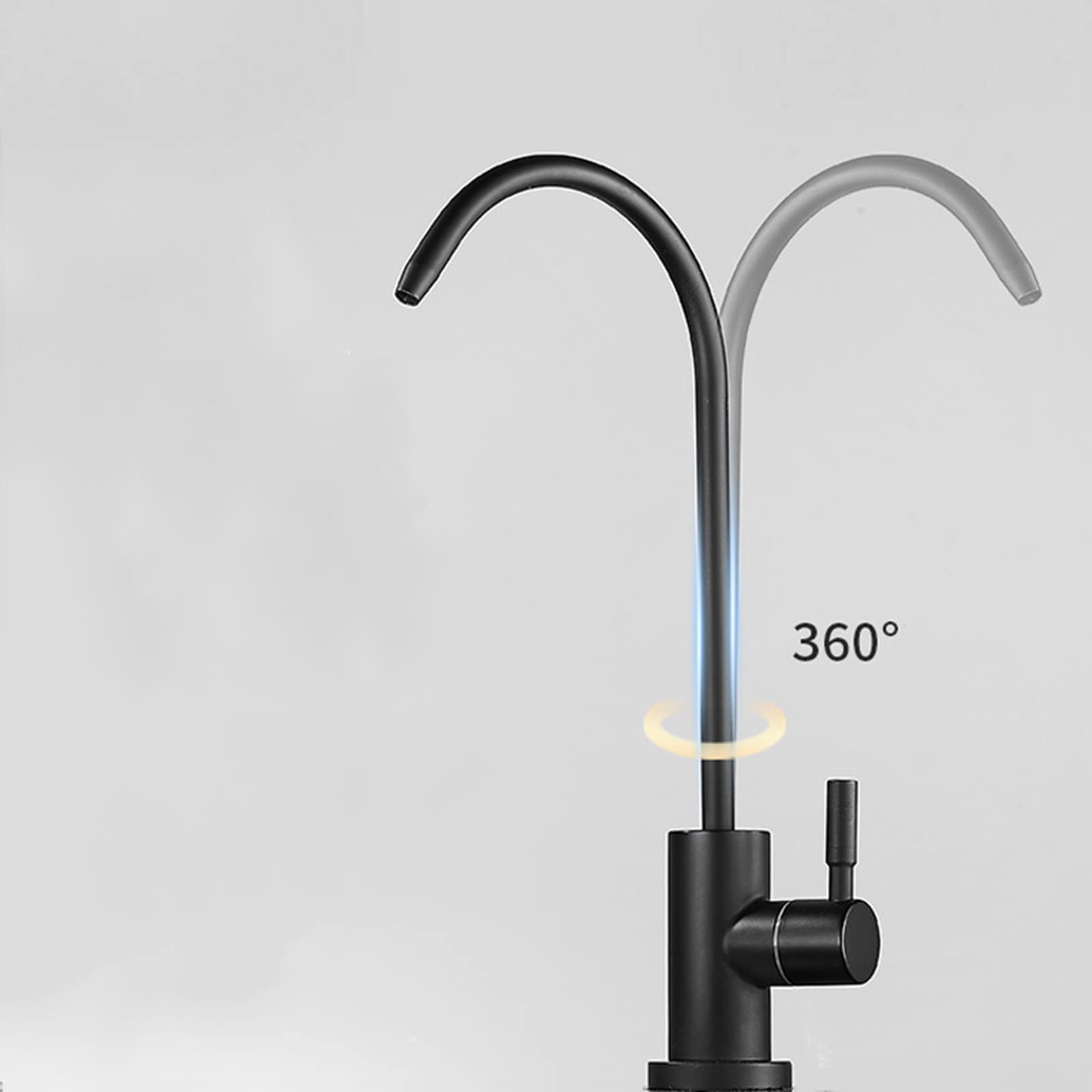 Grifo de filtro de agua para fregadero de cocina, grifo de agua potable con filtro integrado para agua limpia y saludable