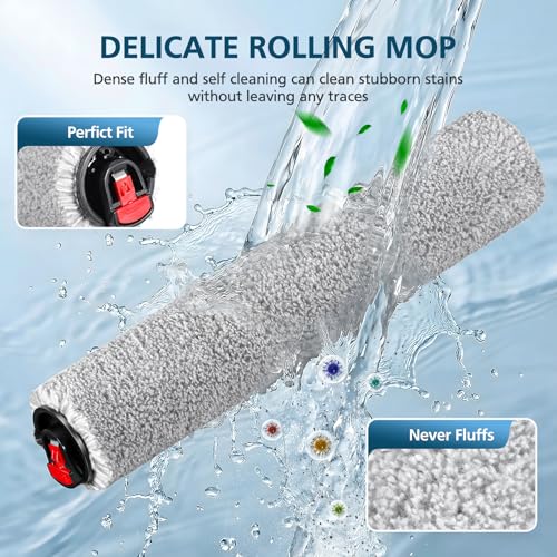 Image of Omni S1 Pro / S1 Accessory Kit for eufy S1, Omni S1 Pro Robot Vacuum | Replacement Parts: 1*Main Roller Brushes, 2*Mopping Rollers, 6*Side Brushes, 4*HEPA Filters, 6*Dust Bags, 1*Cleaning Tool