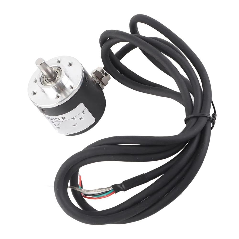 Codeur de rotation incrémental magnétoélectrique avec arbre biphasé de 6mm - 6