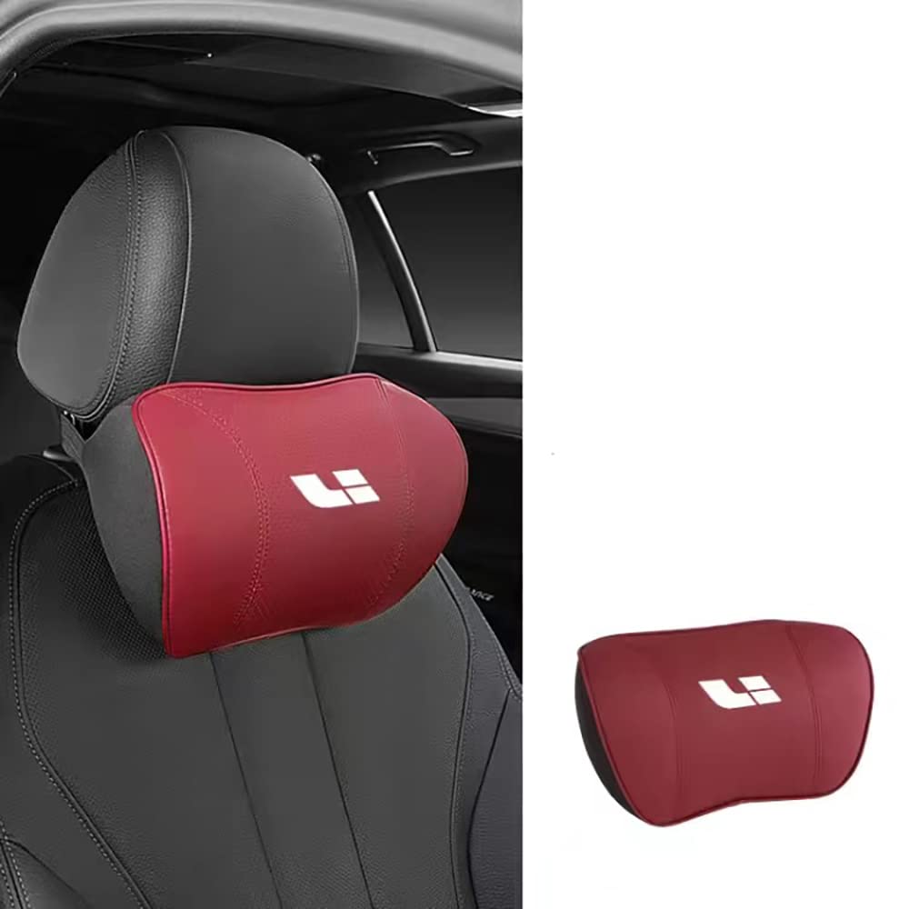 2 Piezas Car Viaje Largo Suave Memoria Reposacabezas ergonómico, para Leading Ideal La relajación del Cuello Alivia la Fatiga,C