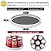 Set of 4, 10 Inch Non-Skid Lazy Susan Organizers - Turntable Rack for Cabinet, Pantry Organization and Storage, Kitchen, Fridge, Bathroom Makeup Vanity Countertop, Under Sink Organizing, Spice Rack