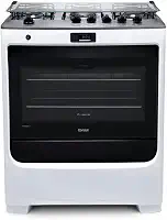 Fogão Consul 5 bocas branco com duplachama e timer digital - CFS5QAB BIVOLT