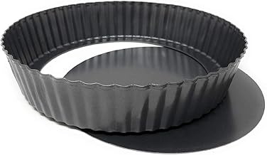 MGE Fluted Pie Tin - Quiche Tin - Removable Base - Non-Stick Coating - Diameter 26 cm