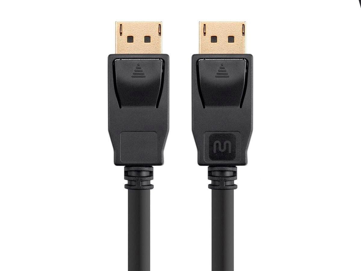Monoprice Cavo DisplayPort 1.2a, 10 piedi (confezione da 10) fino a 4K (3840x2160p), video 3D ad alta velocità di bit 2 (HBR2) - Seleziona serie