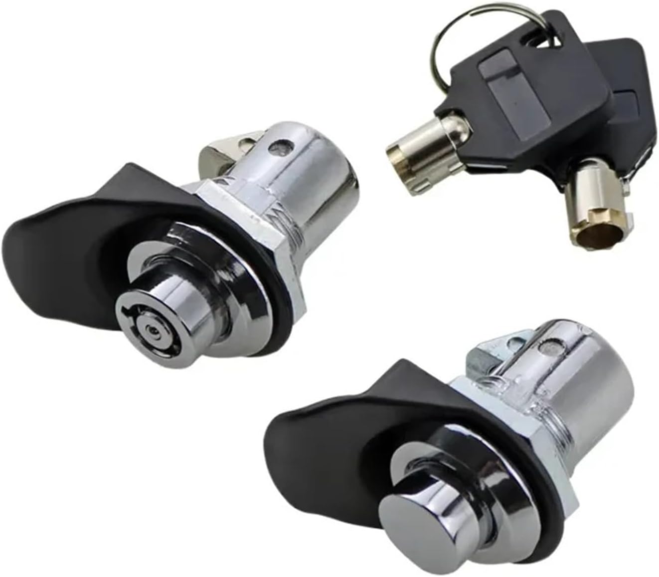 Push Cabinet Button Lock Embedded Mini Impact Zinc Alloy Suitable for Safe Anti-Theft(No Lock)