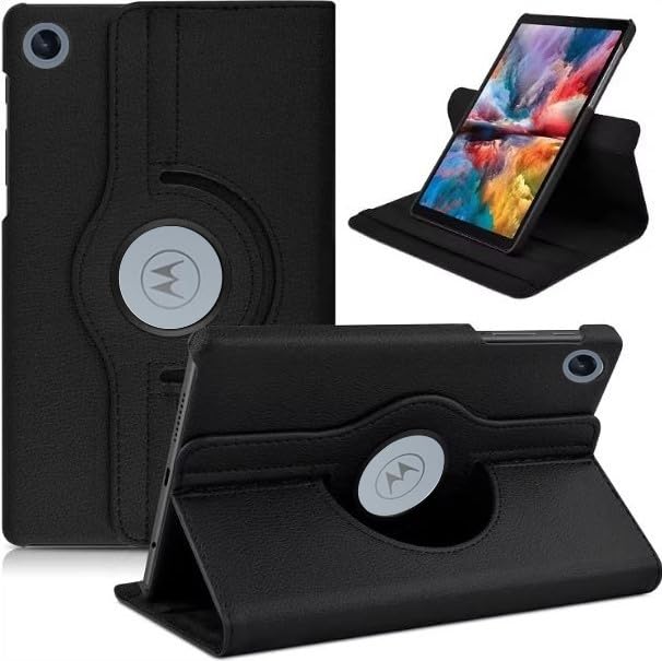 HYPERCASE Flip Case Cover for Motorola Moto Tab G62 10.6 inch Leather Stand Smart Case Cover 360° MultiAngle Rotatable Case Cover, Black (B0DCPZKD9K) Amazon Price History, Amazon Price Tracker