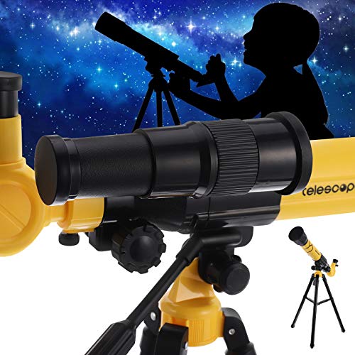 Brinquedo Telescópio com Finder Scope Brinquedo Telescópio Astronômico Infantil Artigos esportivos