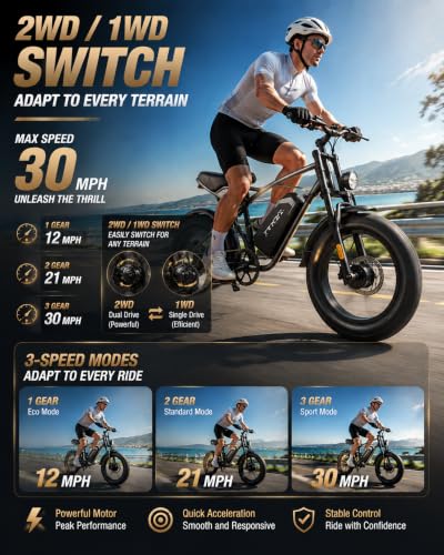 Trafly 5000W AWD Dual Motor Ebike