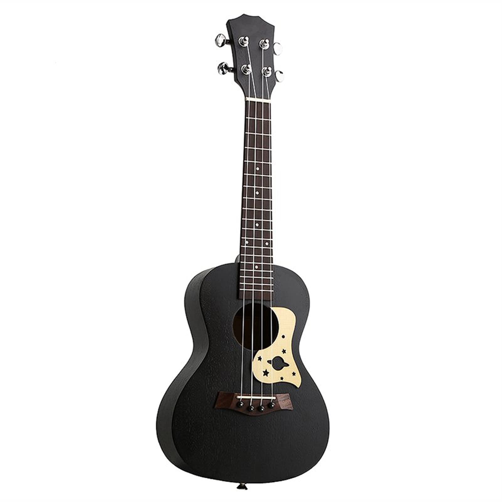 Ukulele koncertowe Początkujący Ukulele 23- calowy Koncert Ukulele Black Starry Sky 4 Struny Hawaiian Mini Gitara Akustyczna Ukulele