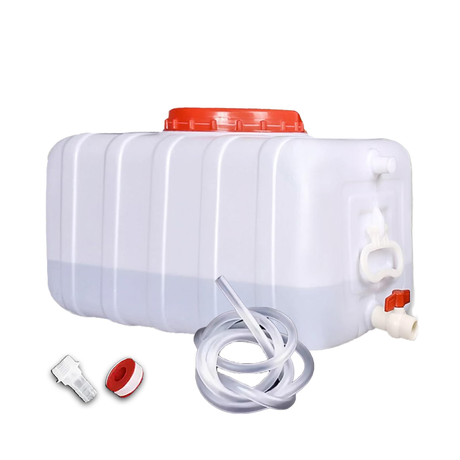 Food-Grade HDPE Water Storage Tank | 25L-200L Capacity Emergency Water Storage Tank | Heavy-Duty & Leak-Proof Plastic Water Tank | Multi-Purpose For Home, Farm, Outdoor Portable Camping Wate(Size:35L)