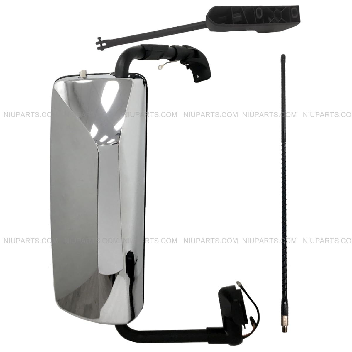 Amazon.com: Door Mirror Power Heated Chrome Cover with Bracket Arm 
