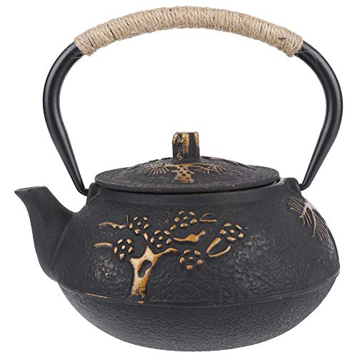Cast Iron Teapot Corrosion-Resistant Iron Pot Tea Kettle 09L home use