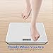 Scales for Digital Weight - 4 High Precision Sensors Body Weight Scale with Step On & Auto Calibrated & Auto ON/OFF Technology, Wide Sturdy Tempered Glass, Round Corner Design, 400