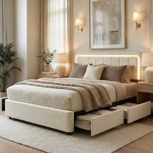 Yechen Cloud Queen Bed with Storage