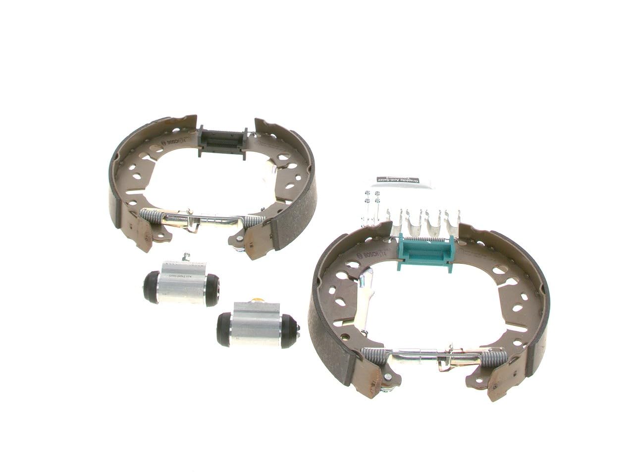 BOSCH 0 204 114 669 Zestaw do hamulców hamulce bębnowe z akcesoriami z cylinderkiem hamulcowym tył