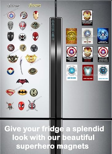 Image of Ironman Nanotech Helmet with Motivational and Inspirational Quotes Waterproof Digital Picture Magnet. Large Size 10cmsx7cms; Multi Color 1 Piece Ironman Office Fridge Magnet Souvenir (AV-47)
