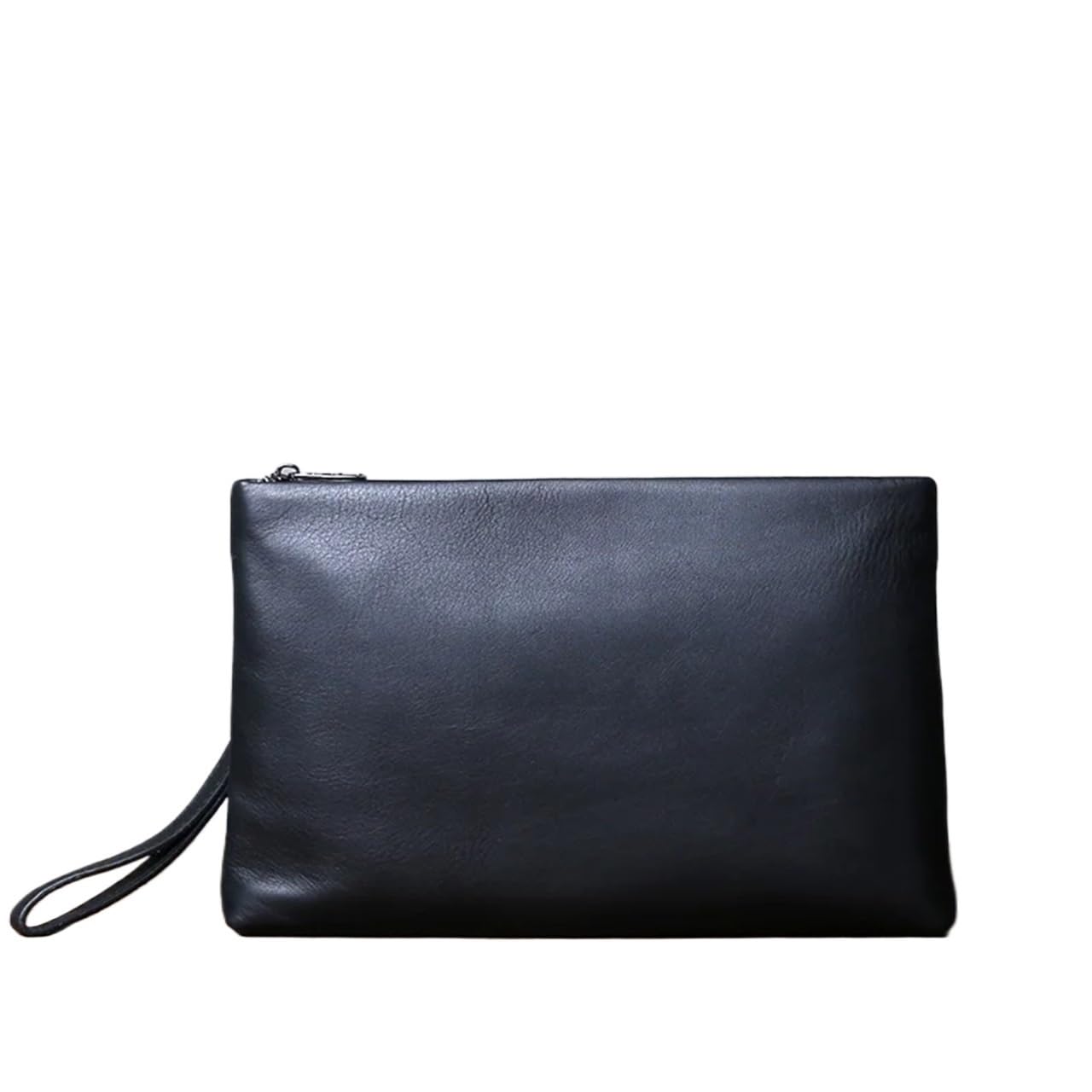 Pochette da lavoro lunga uomo Borsa for documenti in vera pelle busta semplice