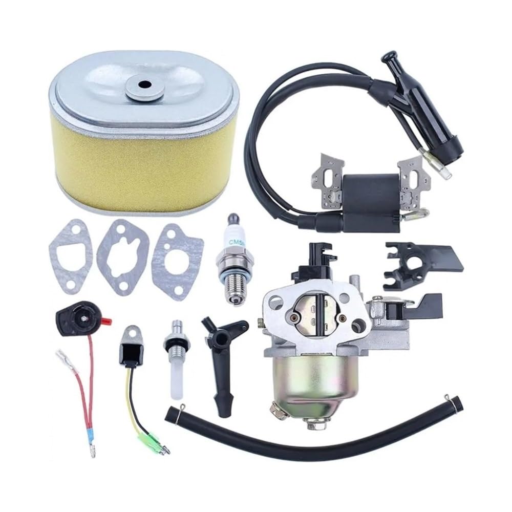 Kit de bobina de encendido, filtro de aire y bujías for motores GX160 de 5,5 HP y GX200 de 6,5 HP.