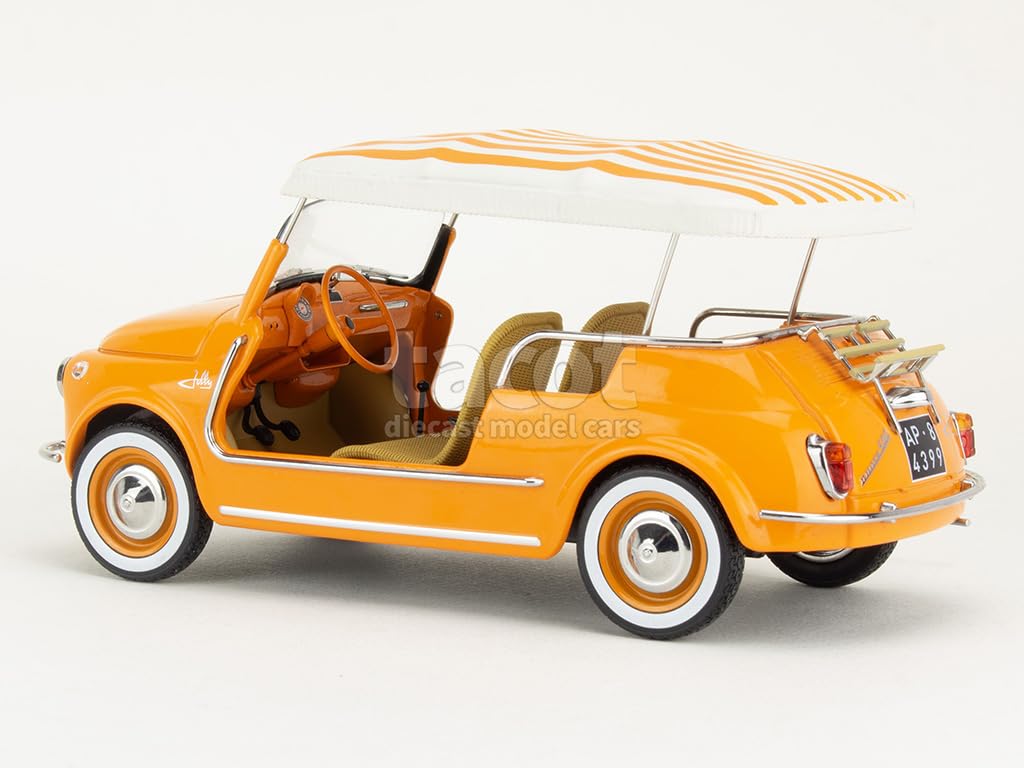 Fiat 500 Jolly 1965 Arancione 1/18