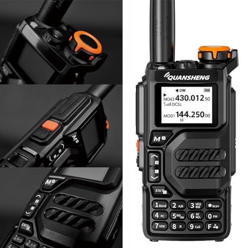 Quansheng UV-K5 VHF UHF Portable Walkie Talkie Rechargeable Two-way Radio for Studio/Outdoor/Car (with Radio Holder) - Image 3