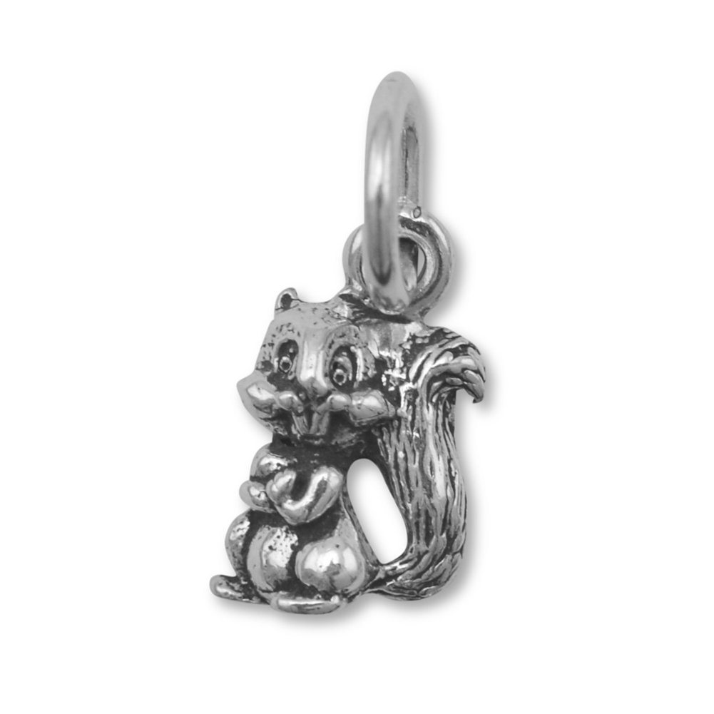 AzureBella JewelryChipmunk Charm Sterling Silver