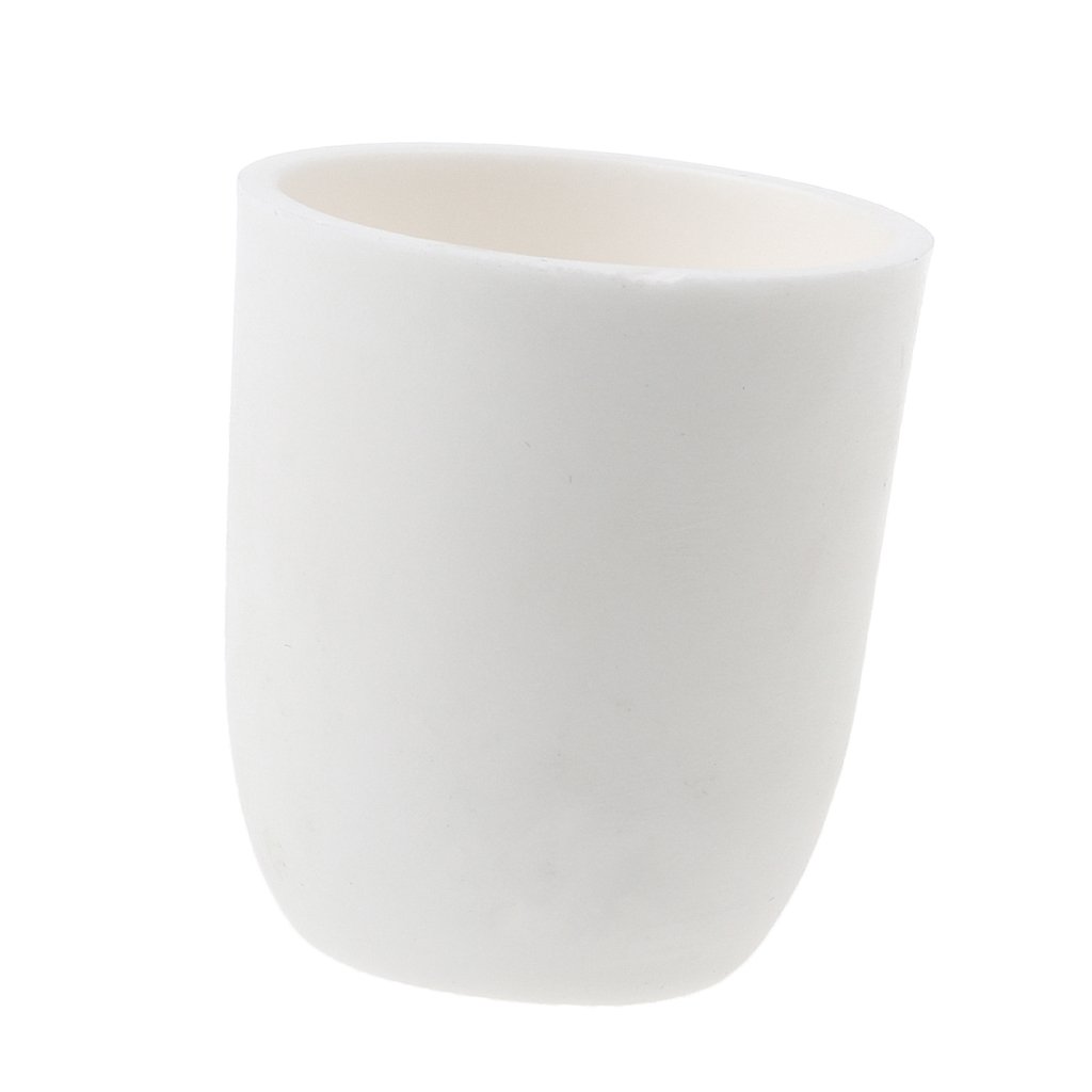Sharplace Alumine Céramique Cylindre Creuset de pour Tube Four à Moufle, Blanc 150ml
