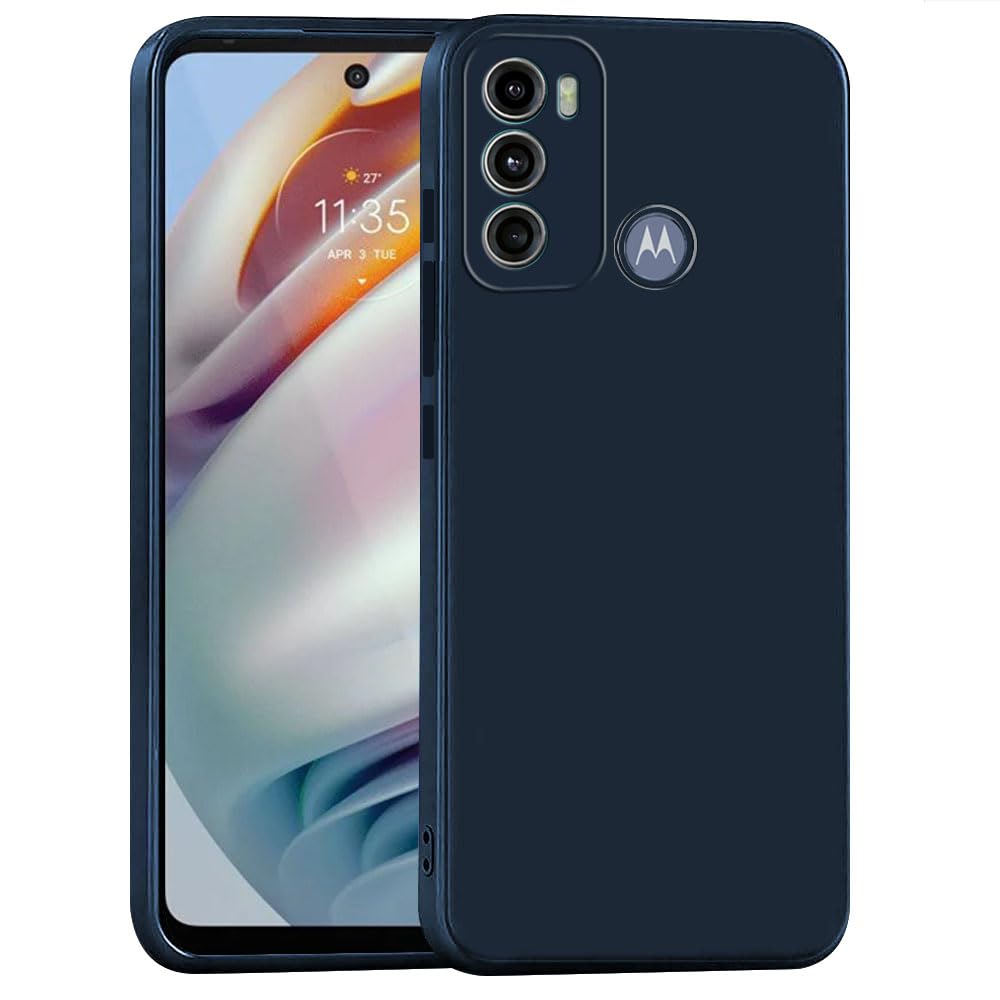 Casotec Basic Case for Motorola Moto G60 4G (Silicone_Dark Blue) (B0D78YJ6FJ) Amazon Price History, Amazon Price Tracker