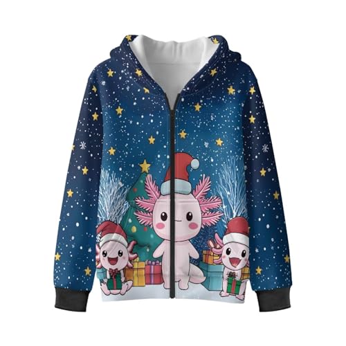 Suobstales Full Zip Fleece Hoodie Long Sleeve Sweatshirt Jackets Casual 6-16T Hooded Pullover Winter Outerwear for Girls Kids4