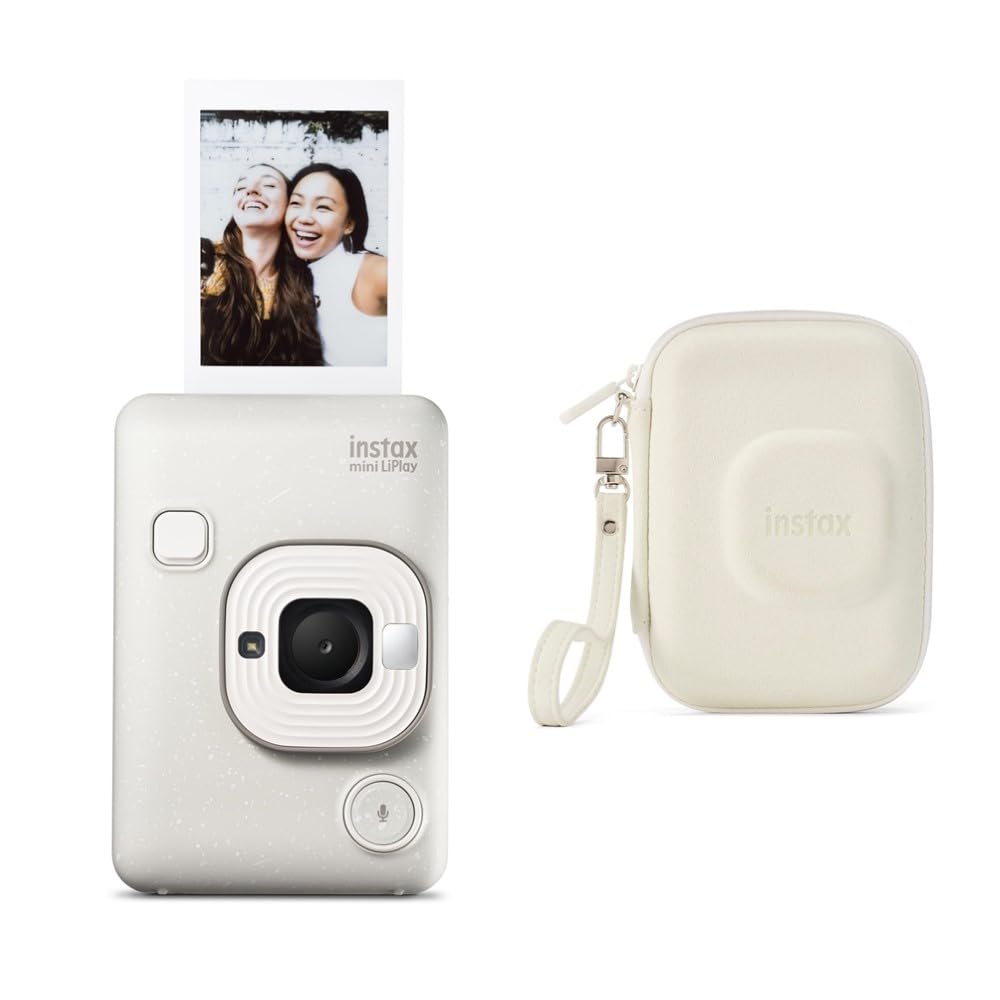 LiPlay STONE WHITE 富士フィルム 美品 富士フイルム - FUJIFILM チェキ instax mini LiPlay ストーン