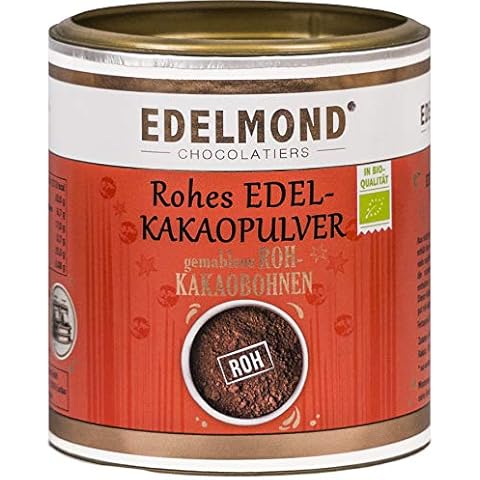 Bio Kakaopulver Rohkost von Edelmond. Cadmium Analysiert. 100% pur + entölt als Rohkost oder Smoothie cacao. AAA Chocolatiers Qualität Cover