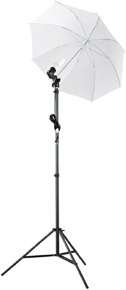 StudioFX (1) 84" Photo Light Stand Snow-White Umbrella Light/INCLUDES 45W 5500K Bulb HDK1