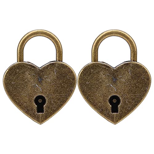 Lucchetto a forma di cuore in metallo piccolo