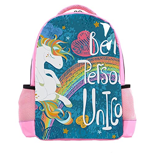 Sac à dos garçon motifs lune et étoiles finitions soignées style poétique et durable