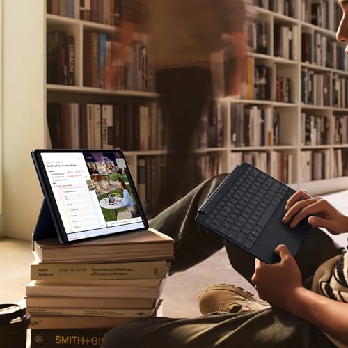 Image of OnePlus Pad 3 Smart Keyboard - Detachable Bluetooth Keyboard & Touchpad, Magnetic Attachment, Adjustable Angle (110-165), Full-Size Layout with AI Key & NFC File Transfer.