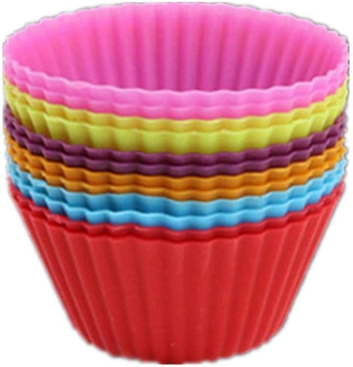 Muffin Cake Mold Set Baking Cup Silicone Cake Mold 12 Muffins Baking Pan